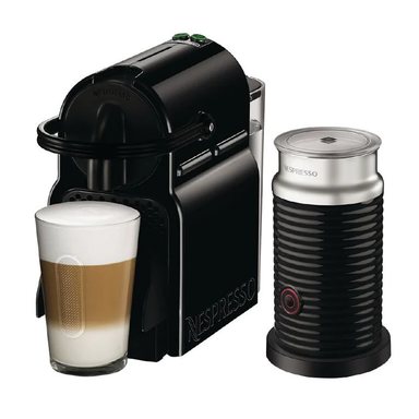Nespresso Inissia coffee machine and Aeroccino frother
