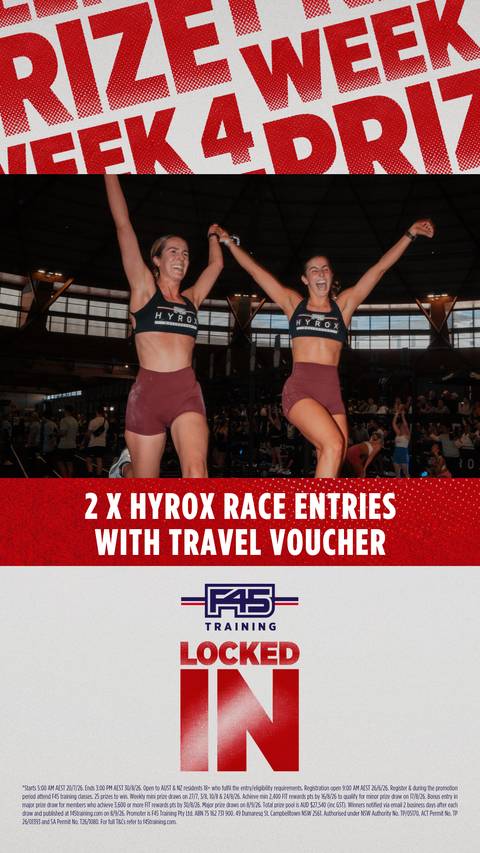 2 x HYROX race entries with travel voucher